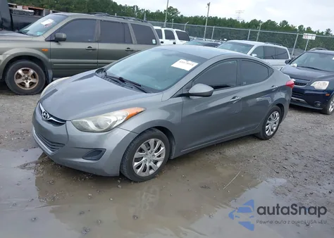 2013 Hyundai Elantra Gls from USA, damaged, VIN 5NPDH4AEXDH161637